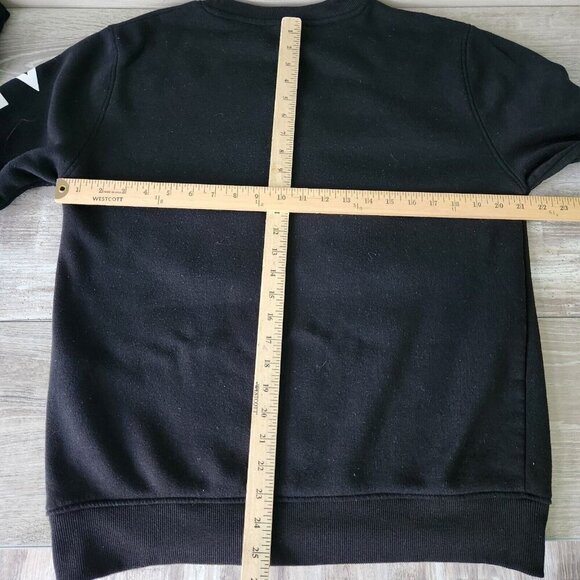 Southpole NASA Apollo Mission Patch Sweatshirt Large Black Polyester Pullover - Picture 9 of 13